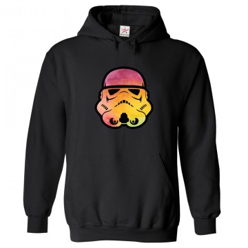 Trooper Helmet Classic Unisex Kids and Adults Pullover Hoodie for Sci-Fi Movie Fans Trooper Helmet Classic Unisex Kids and Adults Pullover Hoodie for Sci-Fi Movie Fans